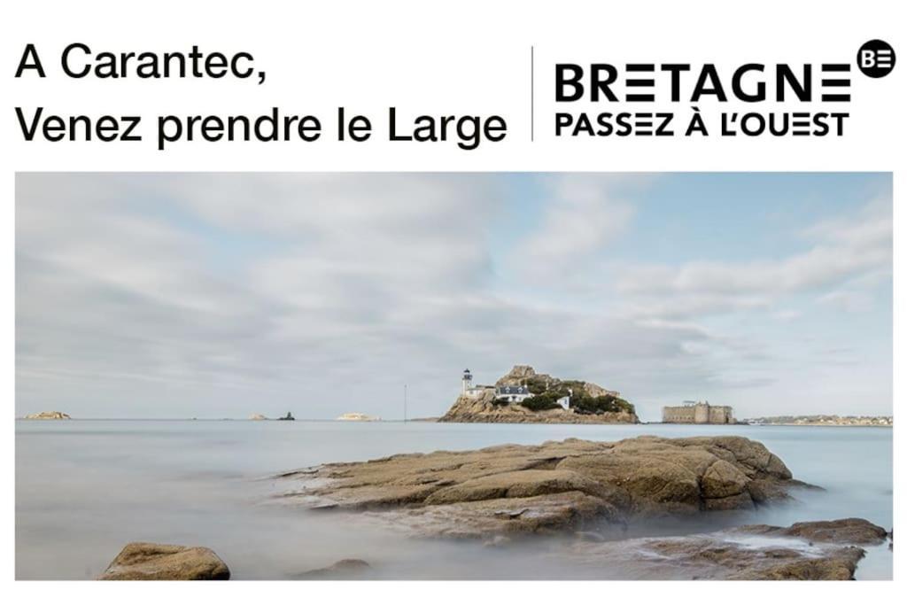 Appartement Vue Sur Mer, 100 M De La Plage Carantec Kültér fotó